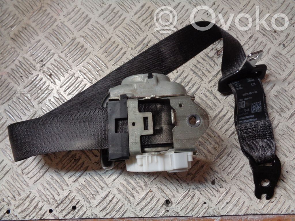 Opel Astra K Cinturón trasero 