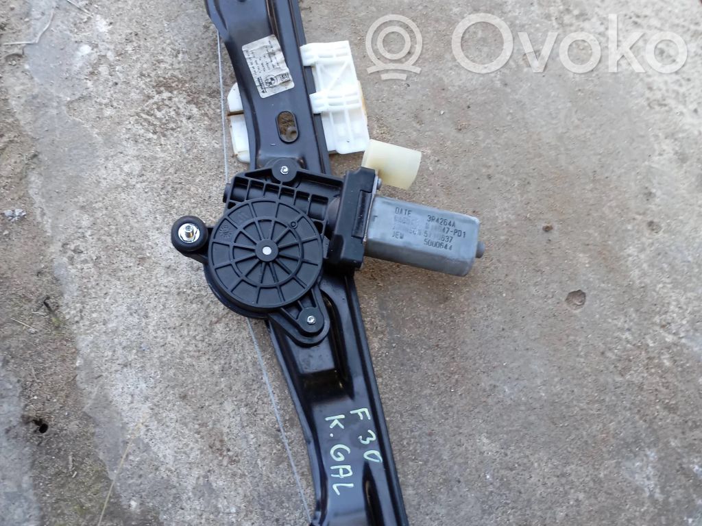 BMW 3 F30 F35 F31 Elektryczny podnośnik szyby drzwi tylnych 