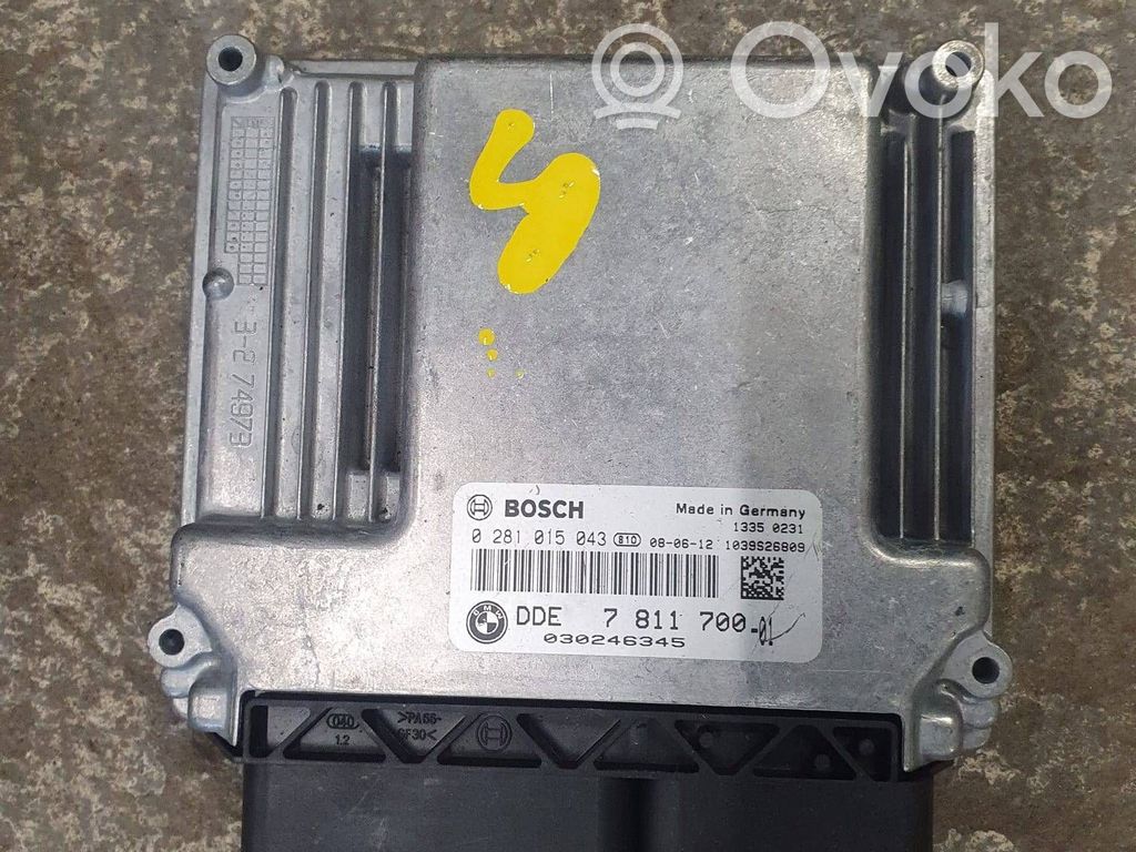 Engine control unit/module   0281015043,7811700