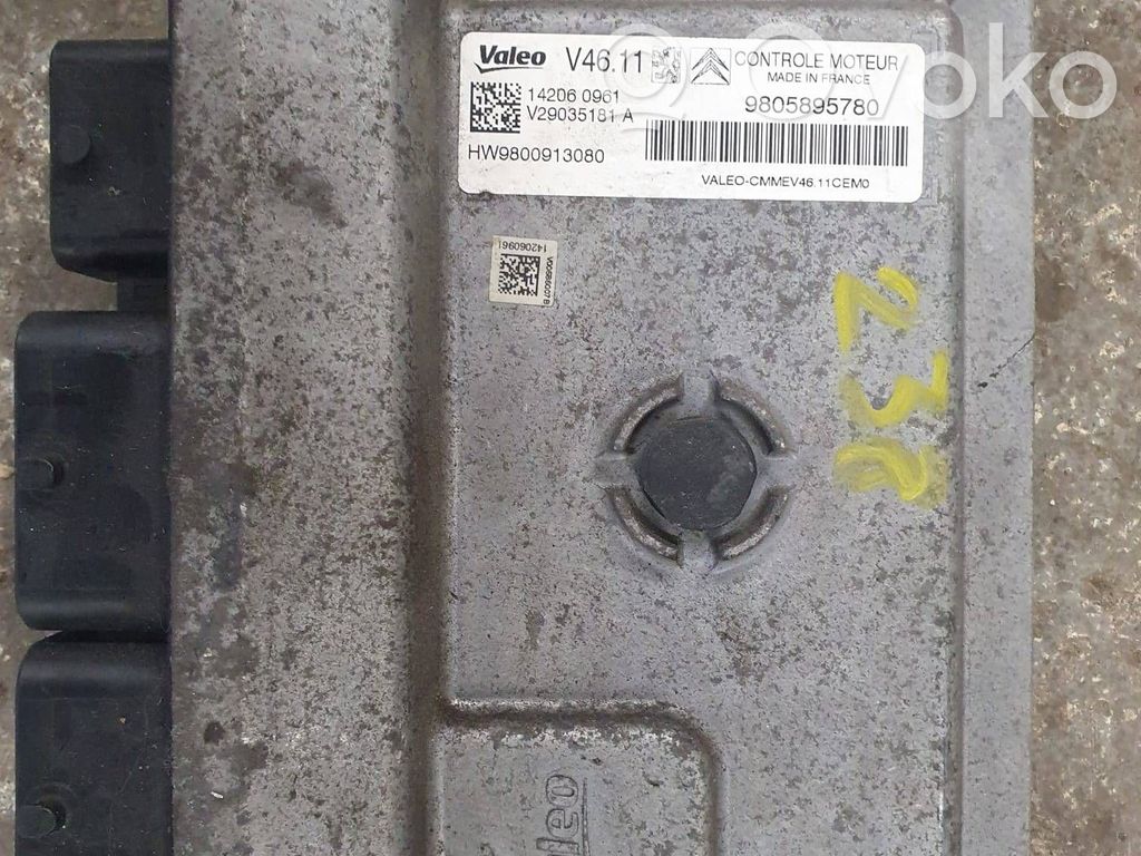 Peugeot 308 Engine control unit/module 