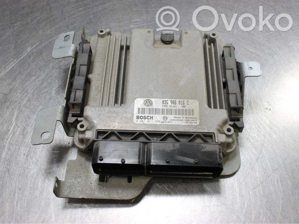 Injection control unit/module   03G906016C,0281011666