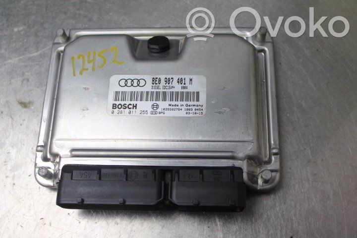 Unité de commande / module d'injection   8E0907401M,0281011255