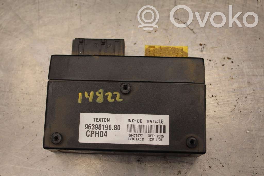 Other control units/modules   9639819680