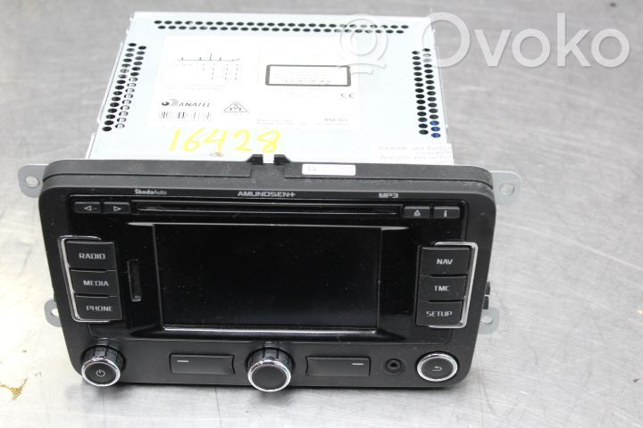 Skoda Superb B6 (3T) Panel / Radioodtwarzacz CD/DVD/GPS 