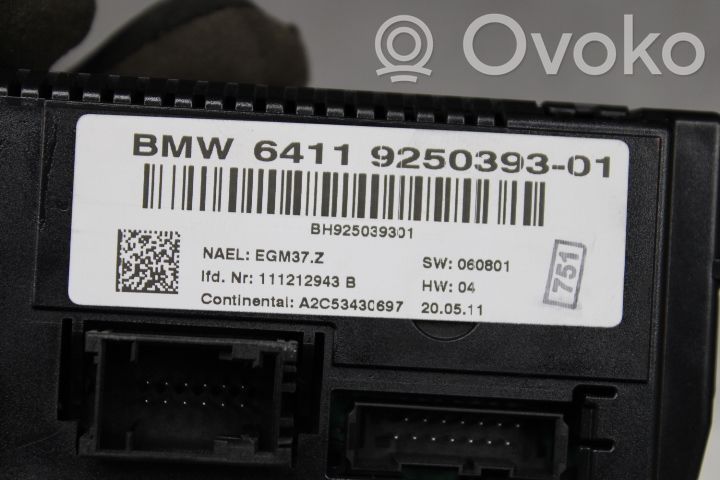 BMW 3 E90 E91 Climate control unit 