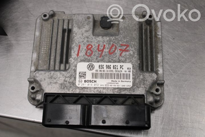 Injection control unit/module   03G906021PC,0281014372