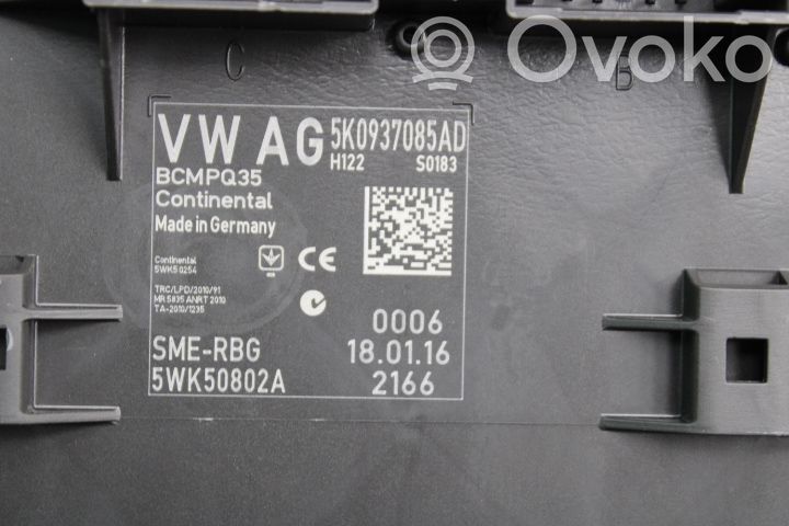 Sulakemoduuli   5WK50802A,5K0937085AD