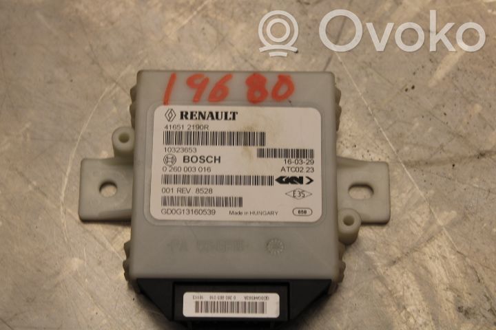 Dacia Duster Other control units/modules 