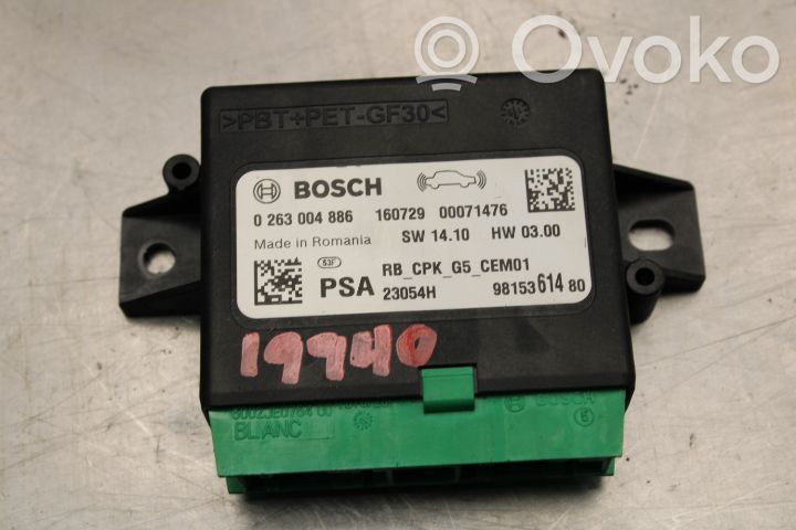 Peugeot 508 Parking PDC control unit/module 