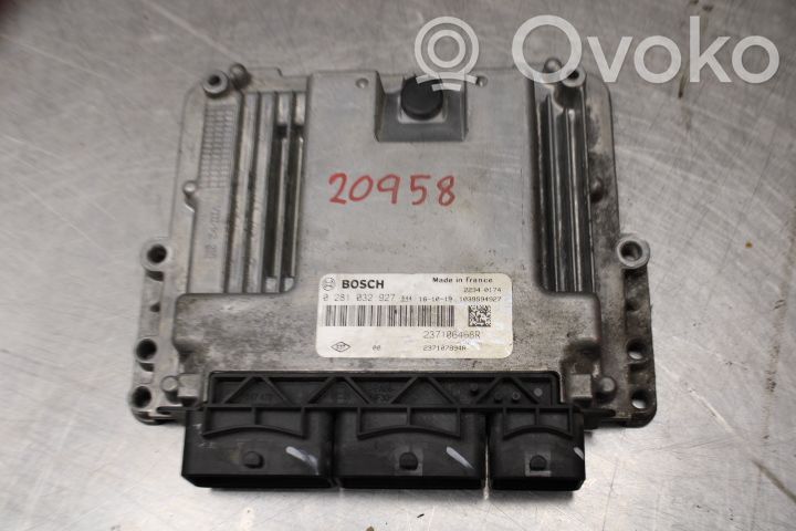 Injection control unit/module   0281032927,237106468R