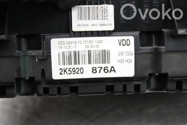 Volkswagen Caddy Tachimetro (quadro strumenti) 