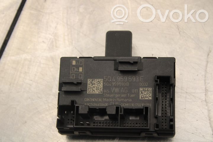 Unité de commande module de porte   5Q4959393E