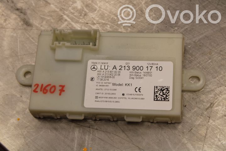Muut ohjainlaitteet/moduulit   A2139001710