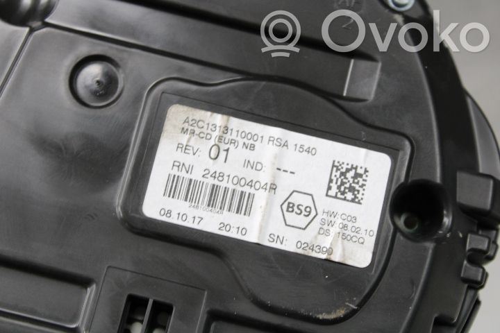 Renault Talisman Velocímetro (tablero de instrumentos) 