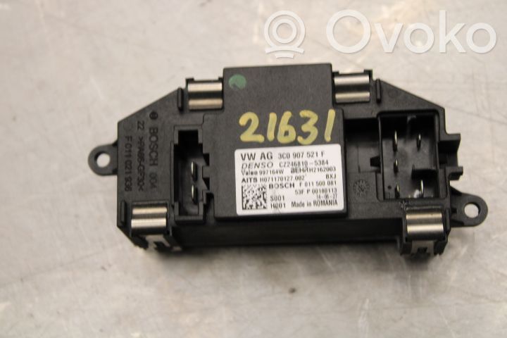 Volkswagen PASSAT B7 Motor aerotermă/rezistor ventilator