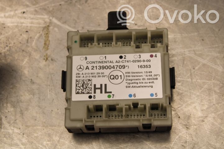 Unité de commande module de porte   A2139004709