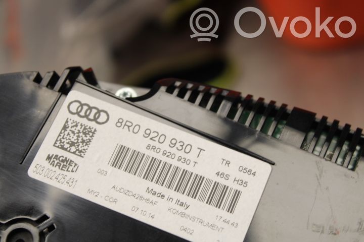 Audi Q5 SQ5 8R Vitezometru (grup de instrumente)