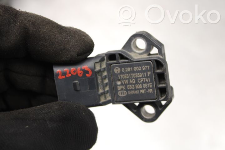 Sensor de la presión del aire   0281002977,03G906151E