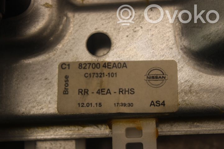 Nissan Qashqai Regulador de puerta delantera con motor