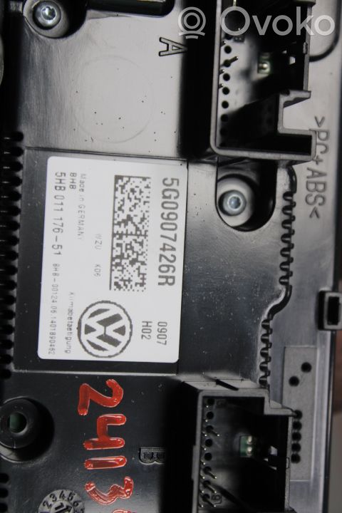Panel klimatyzacji   5G0907426AN,5G0907426R