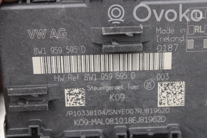 Volkswagen PASSAT B8 Unidad de control/módulo de la puerta 