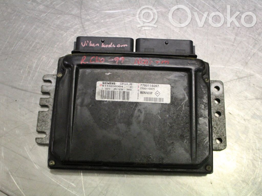 Renault Clio II Injection control unit/module 
