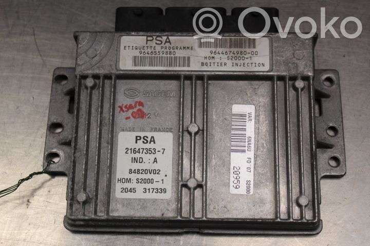Citroen Xsara Unité de commande / module d'injection 