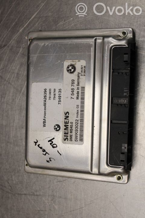 Unité de commande / module d'injection   7548769