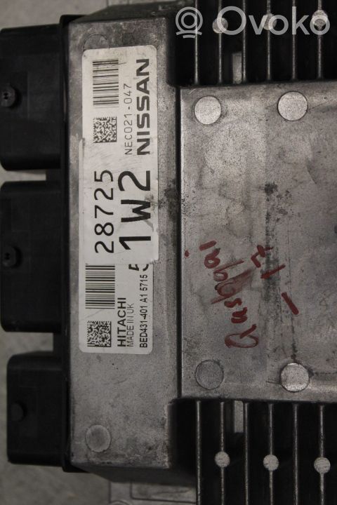 Nissan Qashqai Unité de commande / module d'injection 