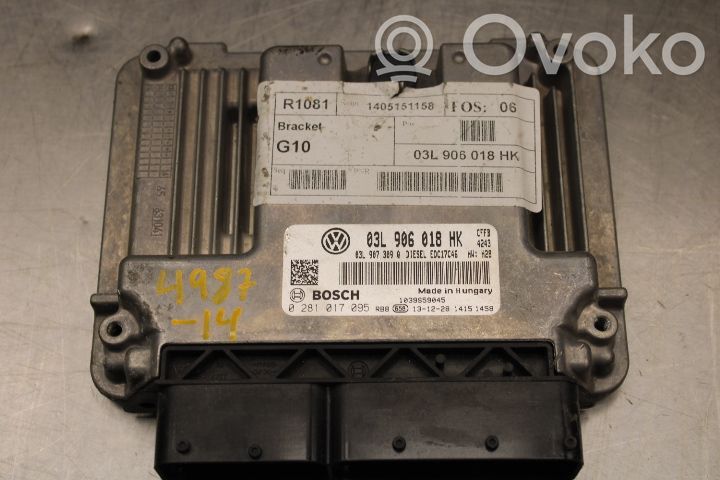 Injection control unit/module   0281017095,03L906018HK