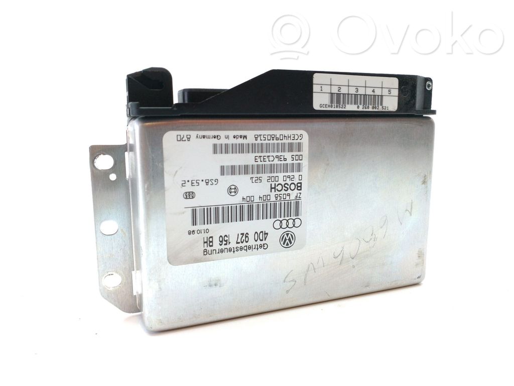 Engine control unit/module   4D0927156BH,0260002521