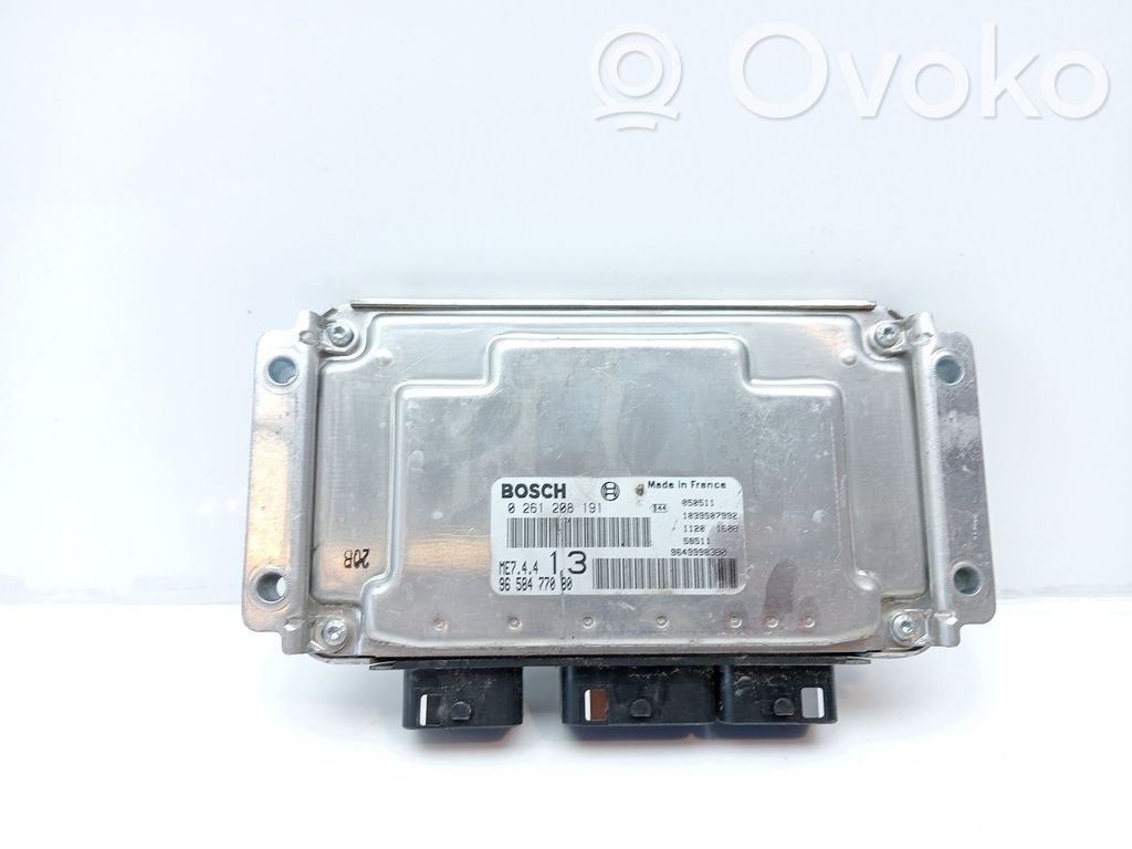 Engine control unit/module   1940LT,9658477080,0261208191