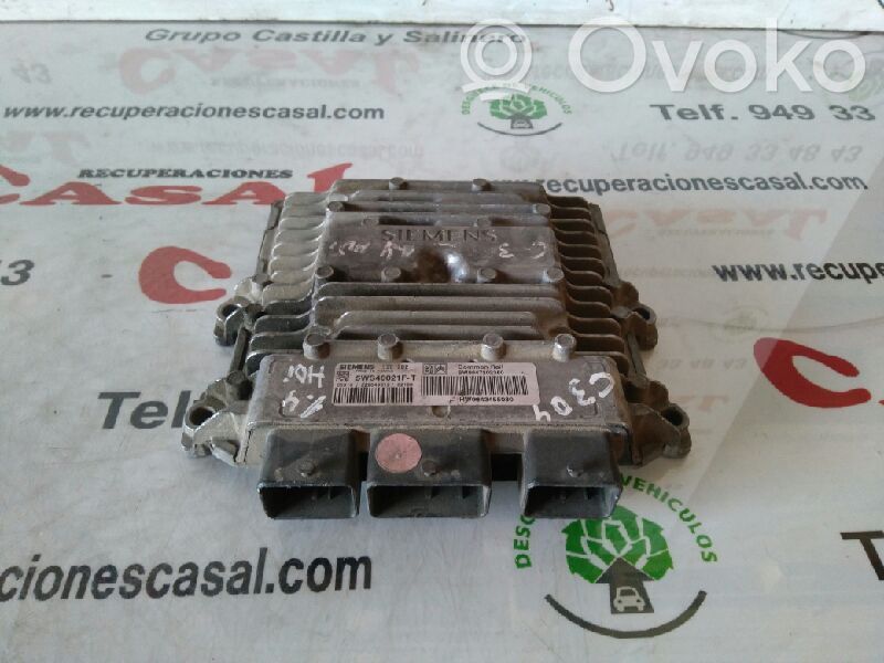 Engine control unit/module   5WS40021FT,SW9647202380,SIEMENS