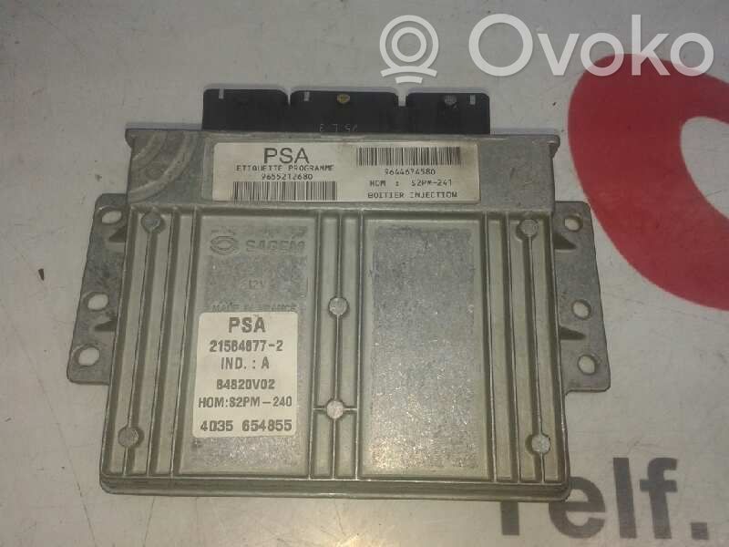 Engine control unit/module   215848772,84820V02,4035654855
