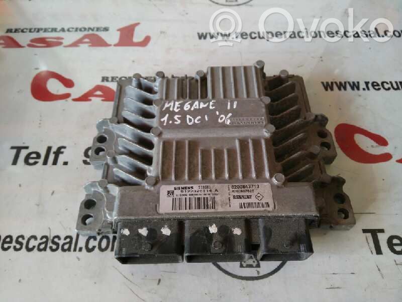 Engine control unit/module   S122326114A,8200843713,8200807626