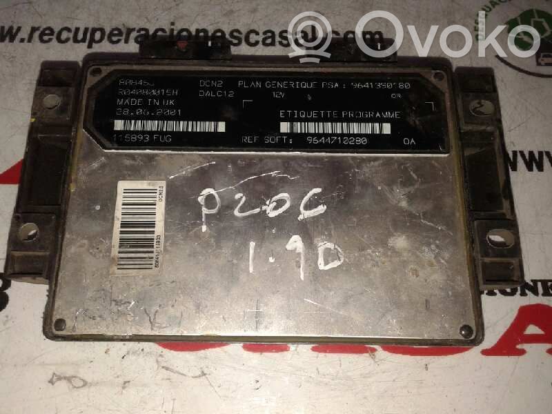 Peugeot 206 Engine control unit/module 