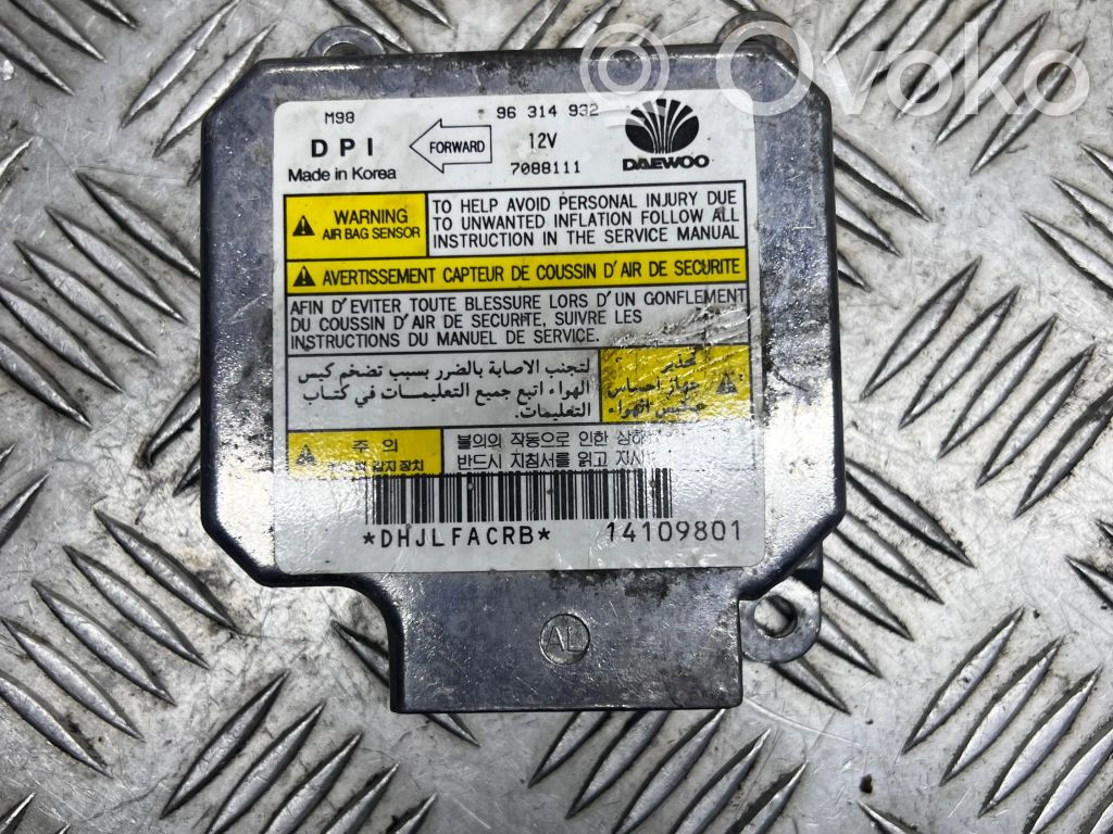 Daewoo Matiz Airbag control unit/module 