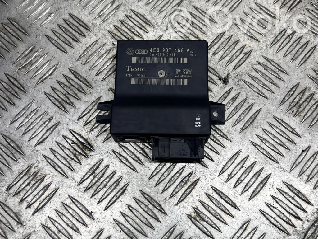 Audi A8 S8 D3 4E Moduł sterowania Gateway 