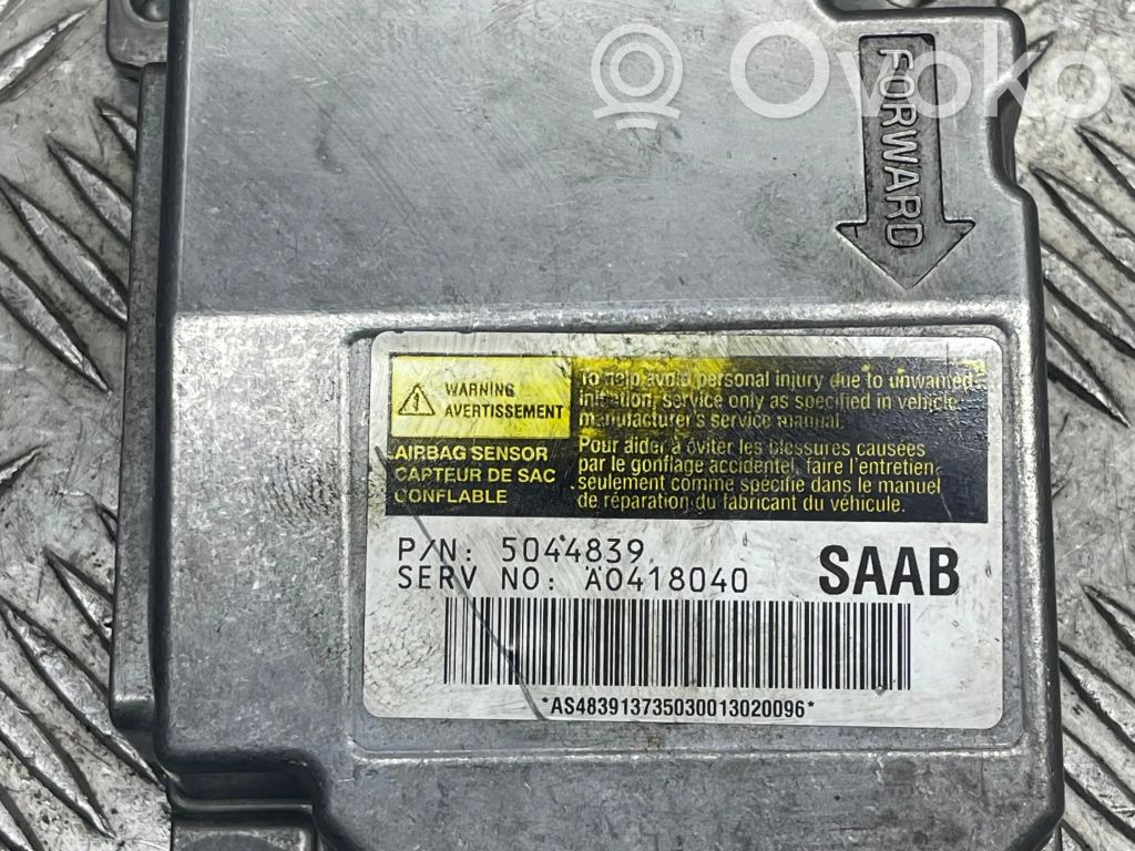 Saab 9-5 Unidad de control/módulo del Airbag 