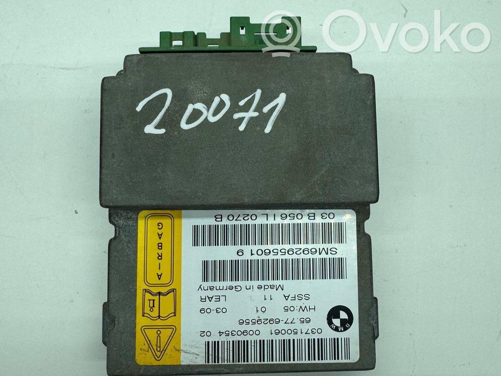 Airbag control unit/module   037150061,6929556