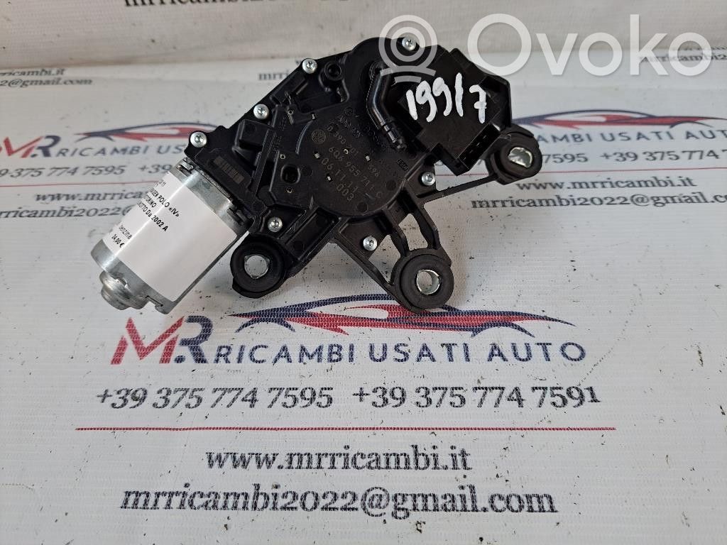 Volkswagen Polo Motor del limpiaparabrisas trasero 