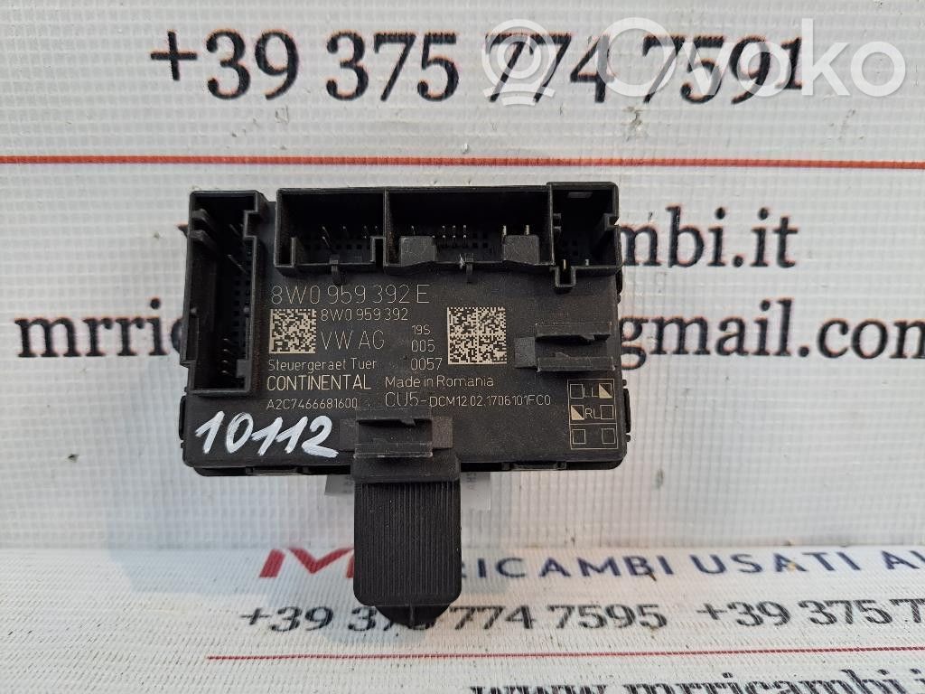 Audi A4 S4 B9 Unité de commande module de porte 