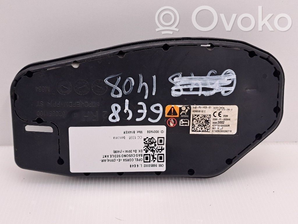 Opel Corsa E Airbag sedile 