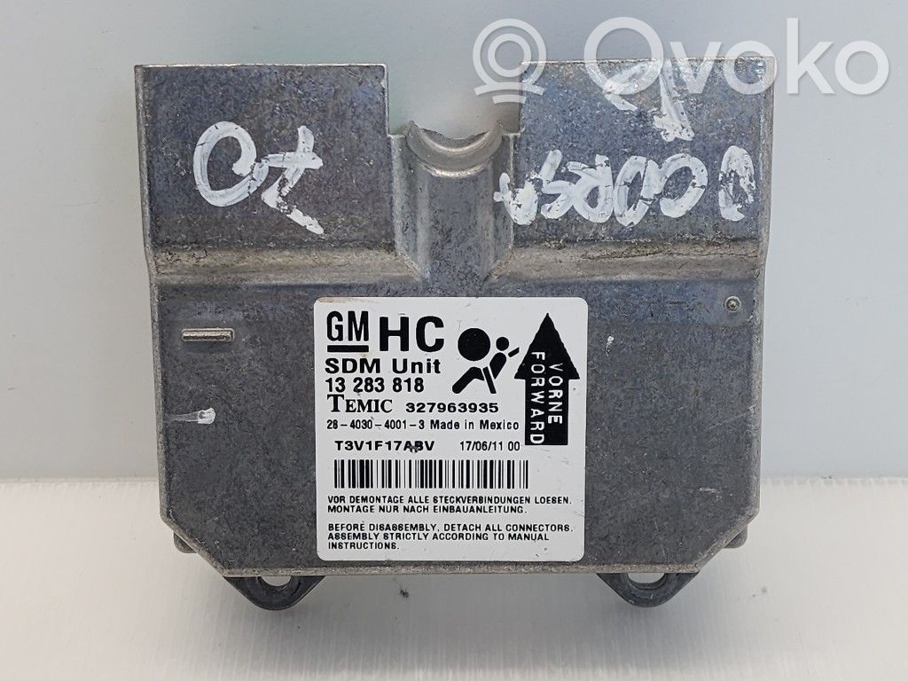 Opel Corsa D Unitate/modul de comandă airbaguri 