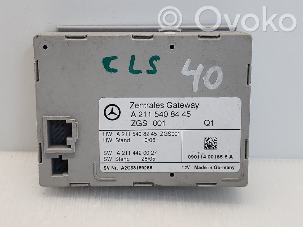 Mercedes-Benz CLS C219 Moduł sterowania Gateway 