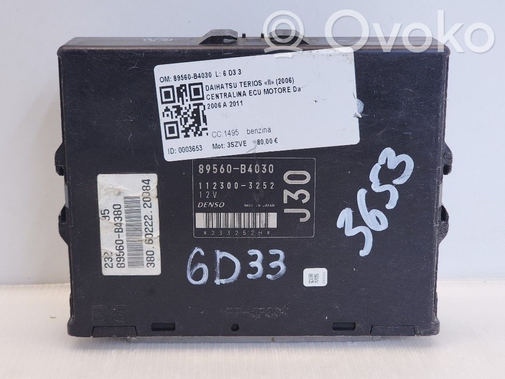 Daihatsu Terios Calculateur moteur ECU 