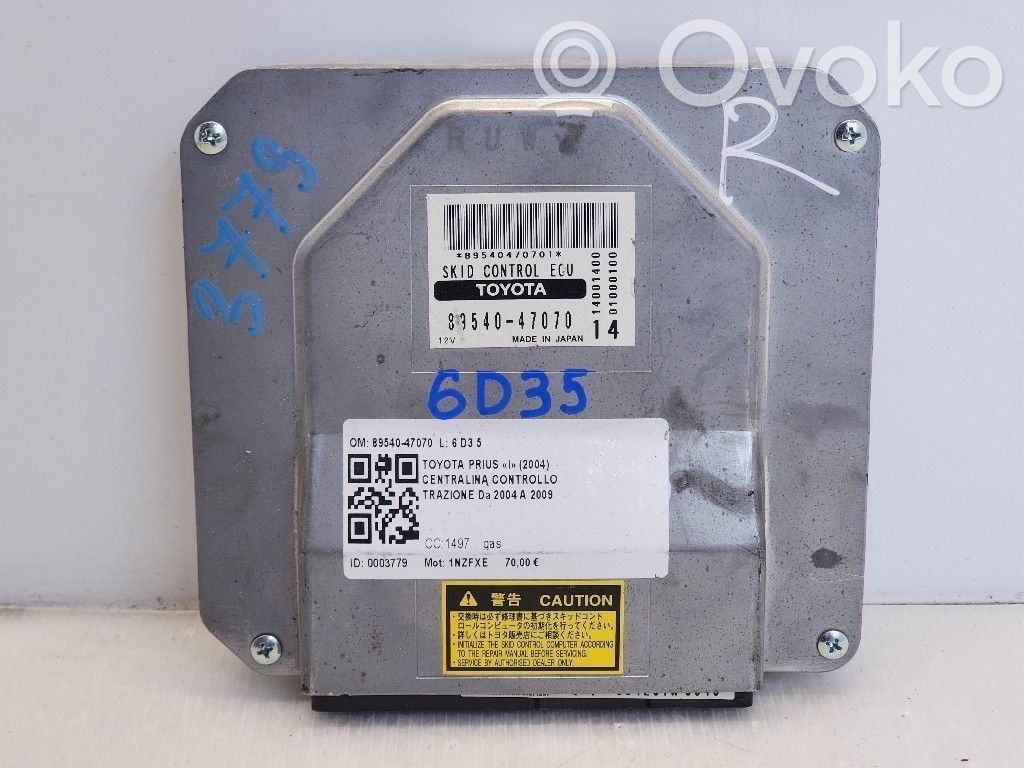 Toyota Prius (XW20) Unitate/modul control ABS 