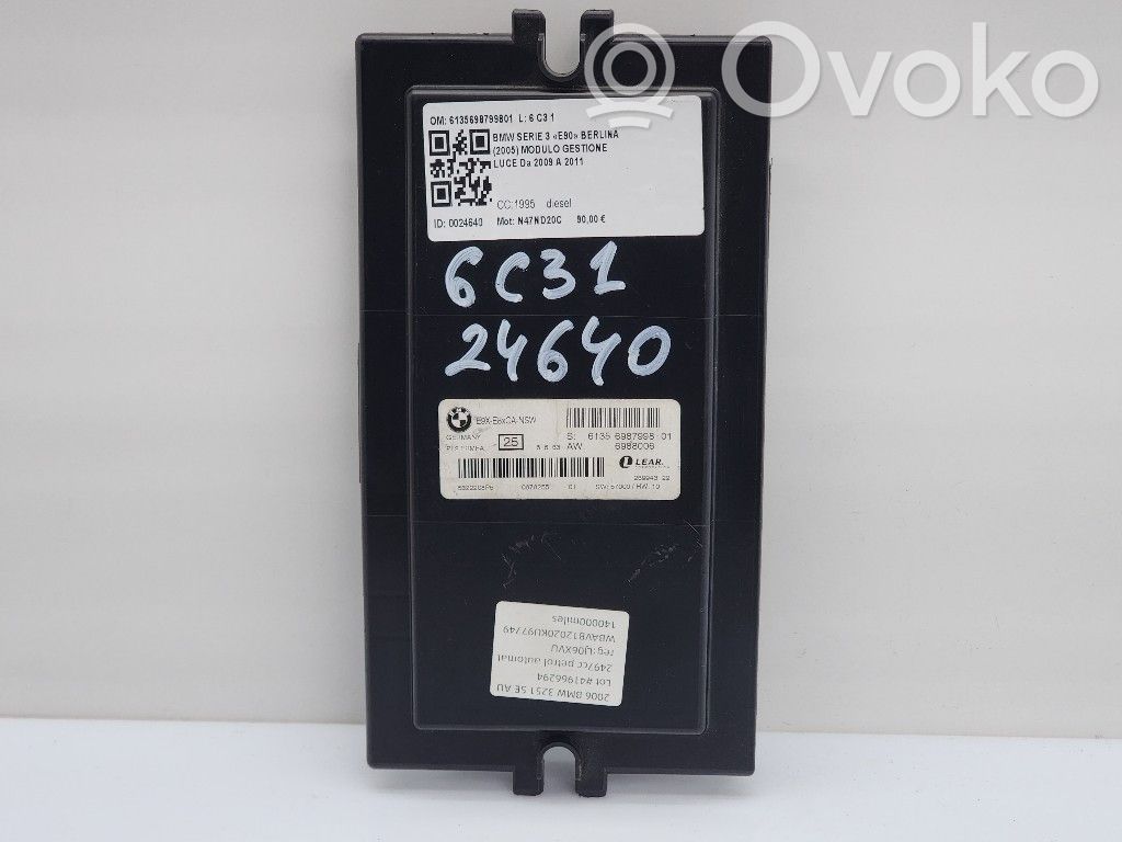 BMW 3 E90 E91 Lichtmodul Lichtsensor 