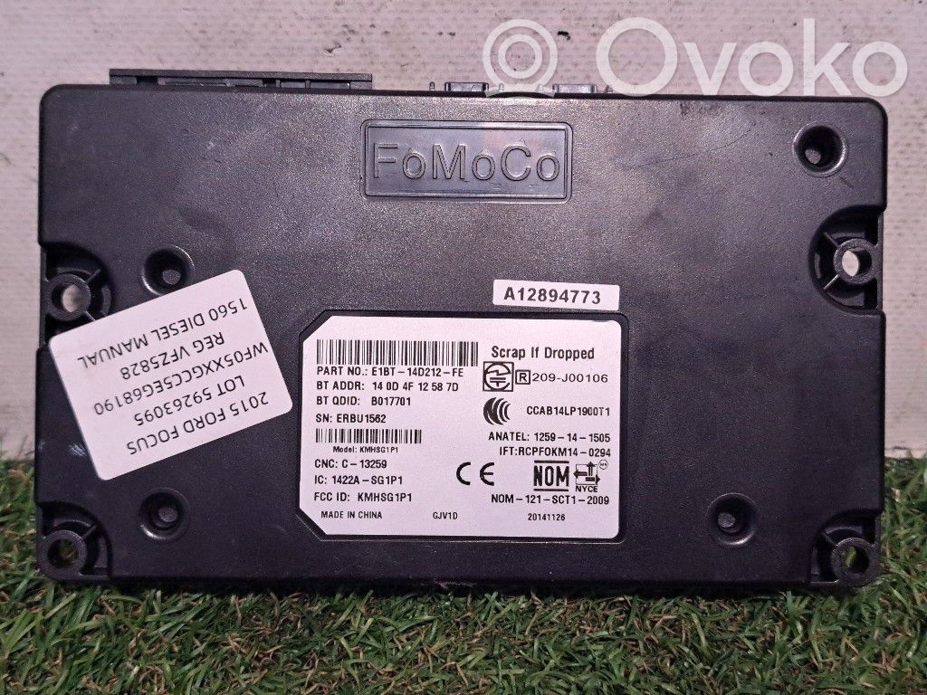 Bluetoothin ohjainlaite/moduuli   E1BT14D212FE,E1BT14D212FE