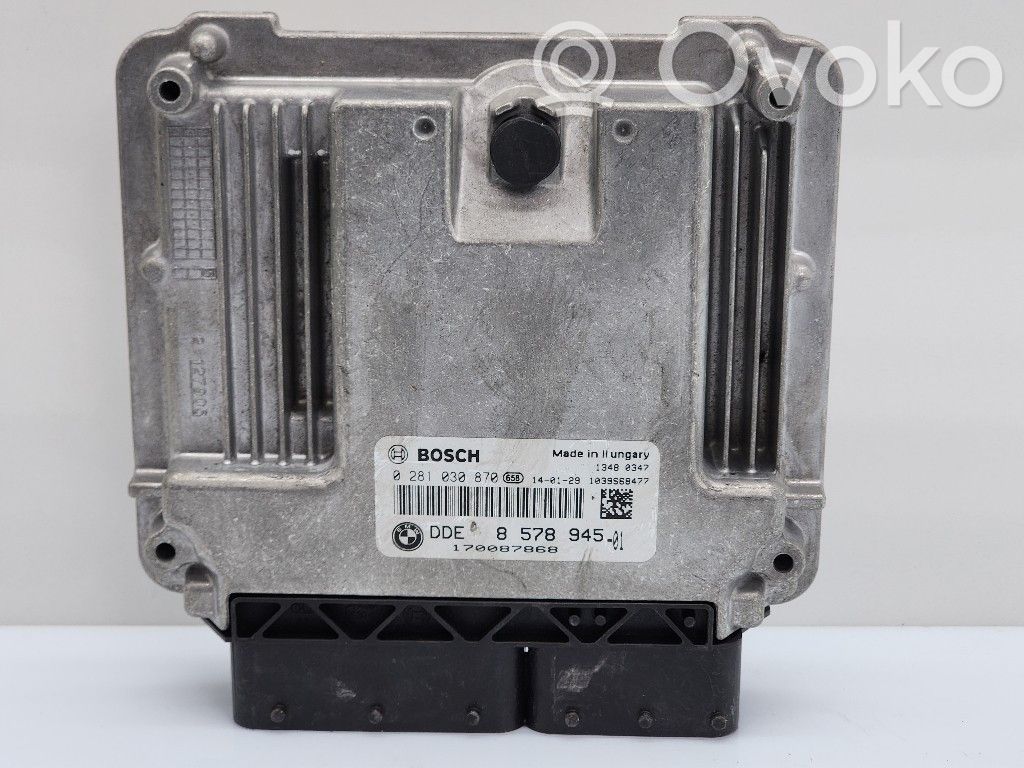 BMW 1 F20 F21 Unitate/modul de control motor 